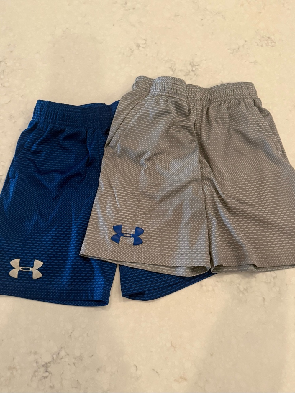 Under Armour Boys' Active Shorts - Royal Blue & Light Gray